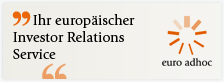 euroadhoc.com - IR-Kommunikation für börsennotierte Unternehmen euroadhoc.com - IR-Kommunikation für börsennotierte Unternehmen